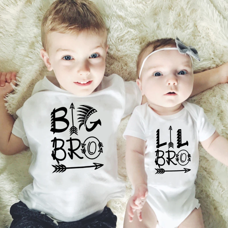 matching baby boy and brother outfits