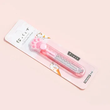 

Cute Cat Paw Style Mini Portable Ulity Knife Letter Opener Paper Cutter Scrapbooking Tools Paper Trimmer School Office Supplies