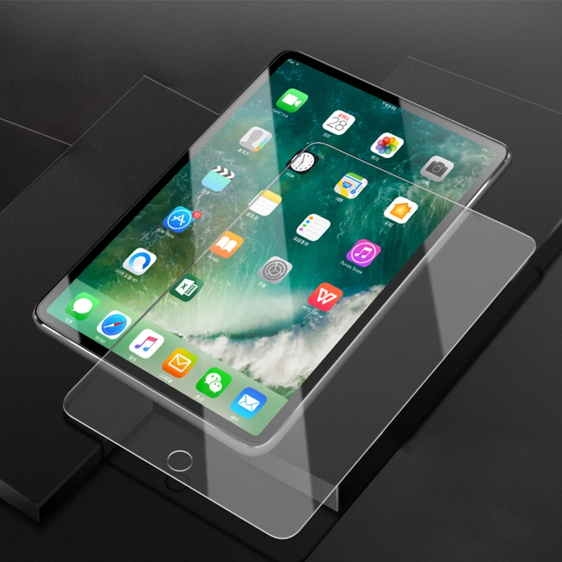 For iPad Air 1 5th Air 2 6th Genuine Tempered Glass Screen Protector A1474 A1566