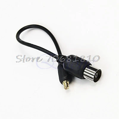 

IEC to MCX Antenna Pigtail Cable Adapter Connector For USB TV DVBT Tuner Drop Shipping