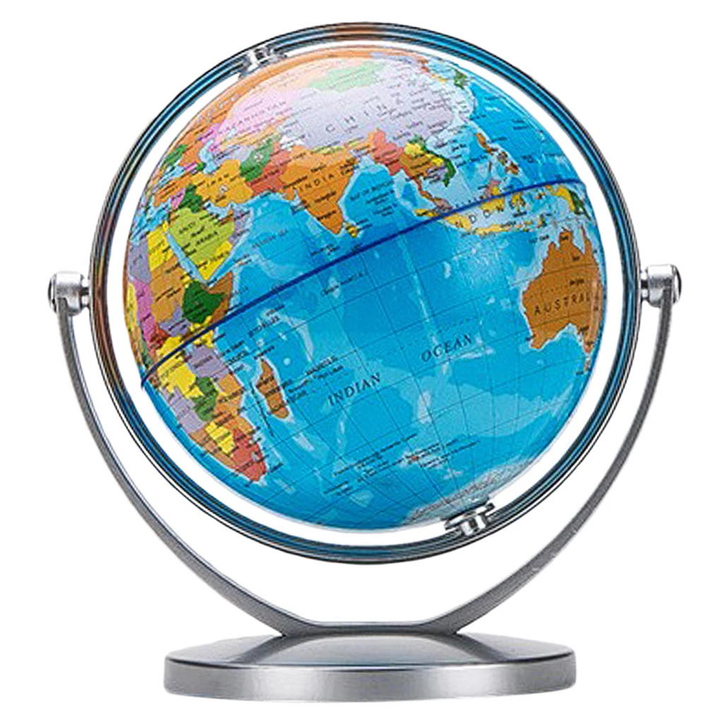  Floating World Globe Office Desk Display Rotating Planet Earth Globe Ball with World Map - Geograph