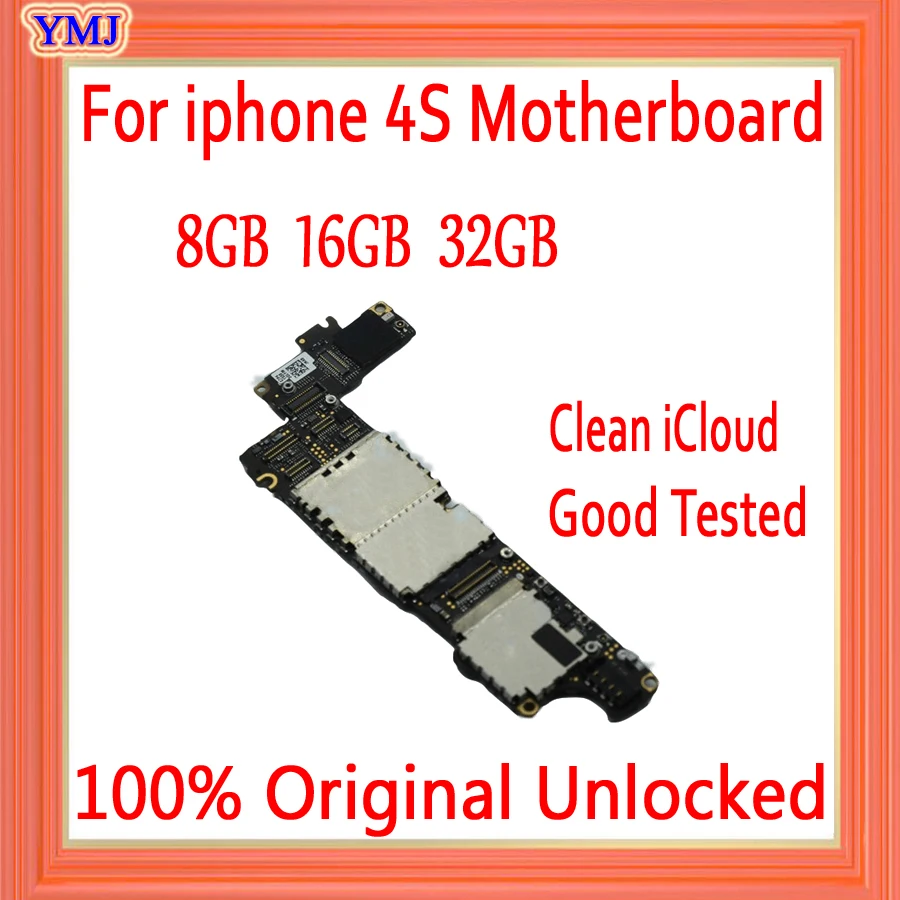 Материнская плата для iphone 8 ГБ/16 ГБ/32 ГБ 100% оригинальная разблокированная