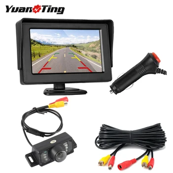 

YuanTing Backup Camera and 4.3'' LCD Monitor One Power Kit for Cars Easy Installation Driving/Reversing Parking Asistance System