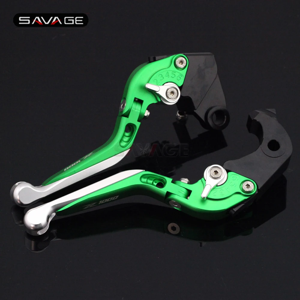 Тормозной рычаг сцепления для KAWASAKI Z1000 2007- 08 09 10 11 12 13 14 15 Мотоцикл CNC регулируемый складной выдвижной логотип Z 1000
