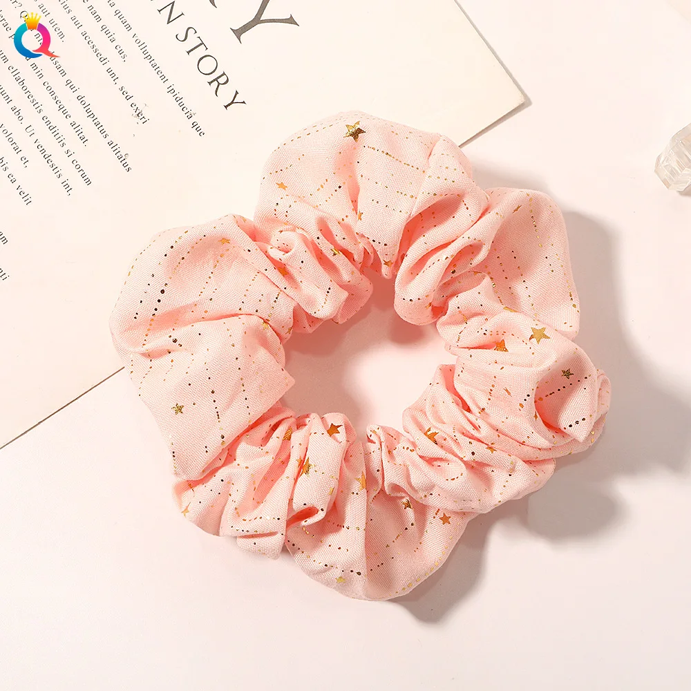 Scrunchies Print Fashion Scrunchie Set Elastic Hair Bands Solid Color Fashion Headwear Women Hair Accessories Gifts Headwear head scarves for women