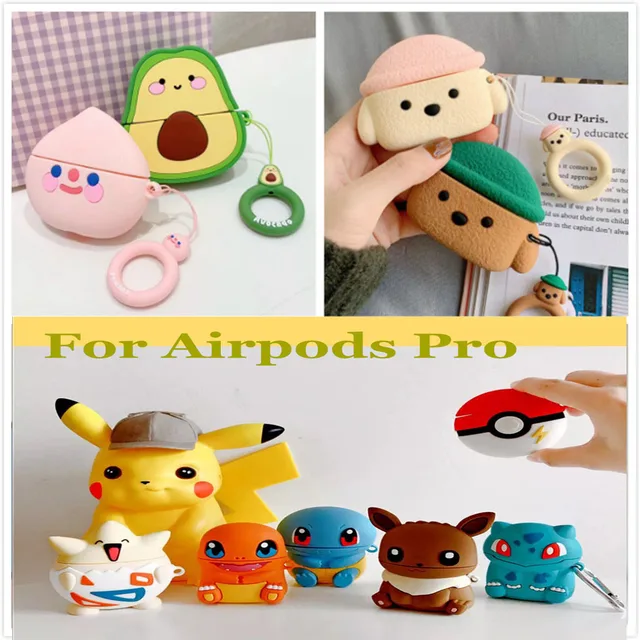 3D Soft Silicone Case for AirPods Pro