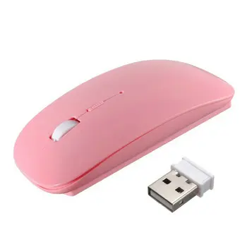 

Wireless Mouse Wireless Connection 2.4GHz Candy Color Ultra Thin USB Optical Thin Slim Universal Mouse