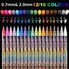 Colorful Art Markers Waterproof Paint Marker Pen Sketch Craft Scrapbook Alcohol Based Sketch Oily Dual Brush Pen Art Supplies
