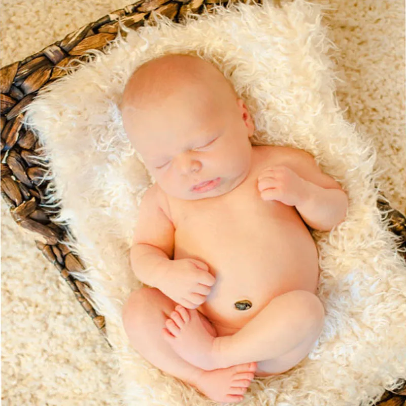 Реквизит для фотосессии новорожденных одеяло мягкое детское меховое одеяло фон из искусственного меха детское шерстяное одеяло однотонный фон для фотосессии