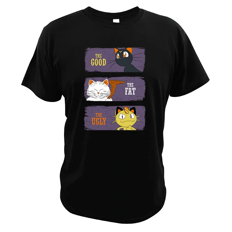 Cats Cute T Shirt The Good the Bad and the Ugly Adventure Movie Luna Meowth Karin Sama Tops Japanese Cartoon EU Size T shirts
Cats Cute T Shirt The Good the Bad and the Ugly Adventure Movie Luna Meowth Karin Sama Tops Japanese Cartoon EU Size T shirts