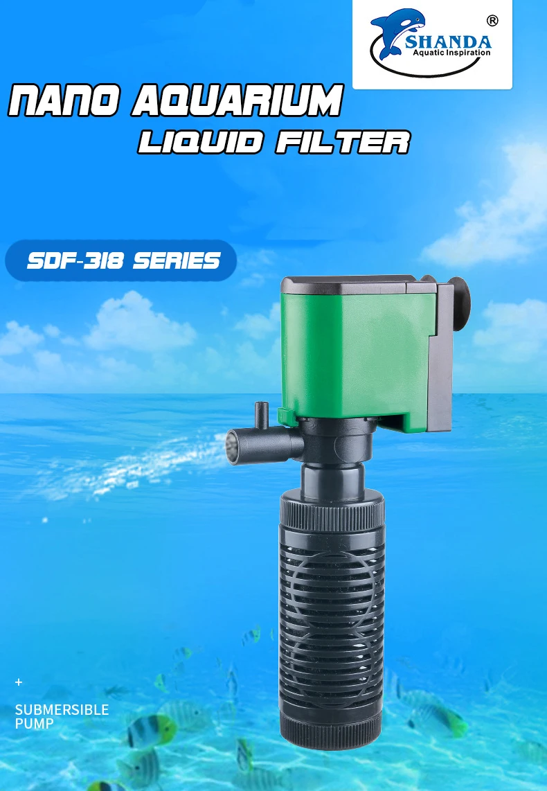Аквариумный фильтр, мини внутренний фильтр для аквариума, мини погружной насос, жидкий фильтр, аквариумные аксессуары, скиммер