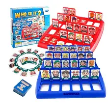 Jeu de devinette de famille Qui est ce? pour enfant et parents, jeu de société classique pour entraînement de la mémoire, accessoire de passe temps idéal pour noël,