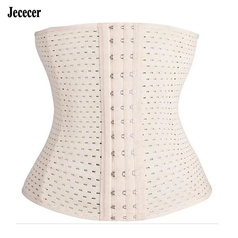 

Jececer Steel Waist Trainer Modeling Strap Control Belly Slimming Belt For Plus Size Woman Body Shapewear High Waist Corset
