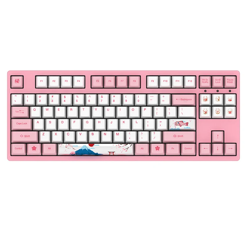 

OPQ-3087 Gaming Mechanical Keyboard 87 Keys 85% PBT USB Wired Gaming Keyboard for PC Computer Gamer