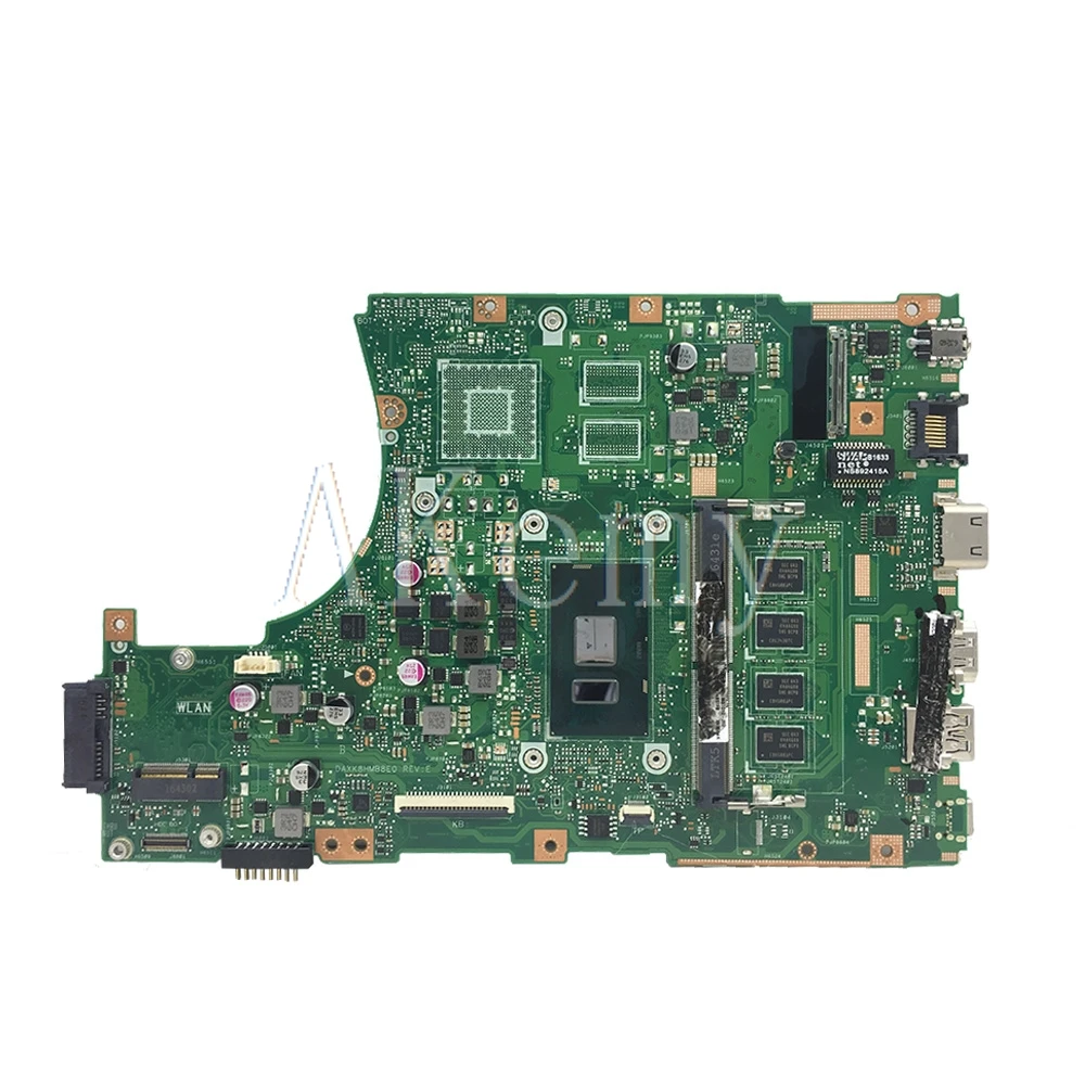 Akemy X456UAK Laptop motherboard For Asus VivoBook X456UA X456UV X456UQk X456UAM X456UAK mainboard 4GB-RAM I7-7500U DDR4