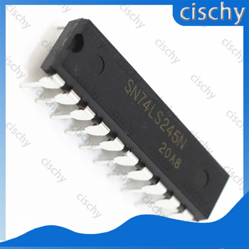 10PCS SN74LS245N DIP20 SN74LS245 DIP 74LS245N DIP-20 74LS245 HD74LS245P new and original IC | Электронные компоненты и