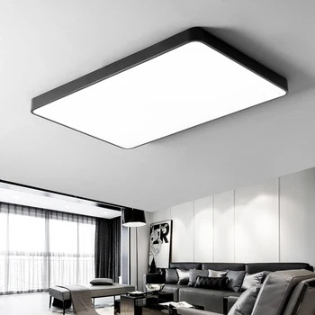 

Modern Ceiling Lights LED Black White square Ultra-thin Practical 5cm Ceiling Lamp for Kitchen Living room Lamp Light Fixtures