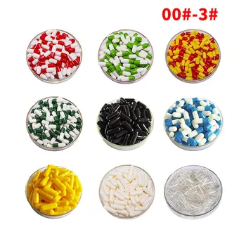 

1000/piece 00#-3# Empty Capsule Plant Capsule Shell Edible Starch Capsule Empty Capsule FIlled Empty Capsule Shell
