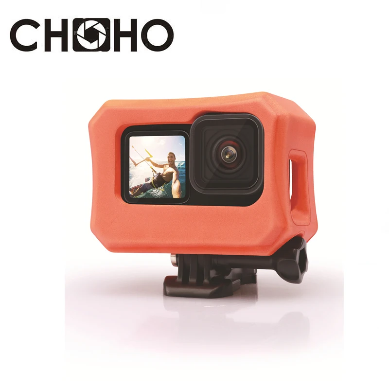 Для Gopro 9 10 аксессуары водонепроницаемый плавающий чехол для дайвинга рамка