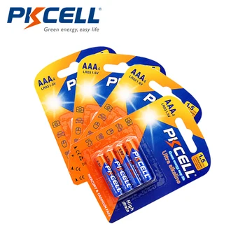 

16 Шт. / 4 карты PKCELL AAA Аккумулятор LR03 1.5 В 3A Щелочной Сухой Аккумулятор Для камеры калькулятор дистанционного управлени