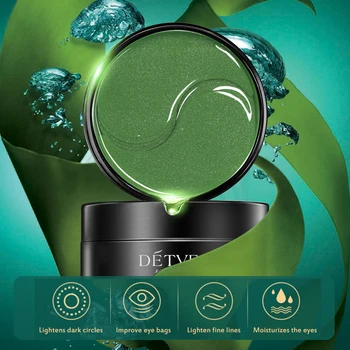 

60pcs Seaweed Collagen Mask Natural Moisturizing Gel Eye patches Remove Dark Circles Anti Age Bag Eye Wrinkle Tight Eyes Skin