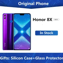 Globalny Rom Honor 8X 6.5 ''pełny ekran OTA aktualizacja Smartphone nie 8x max telefon komórkowy Android 8.1 Octa Core identyfikator linii papilarnych