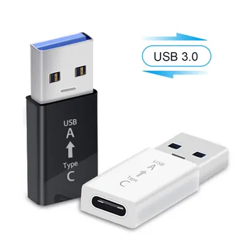 

OTG Thunderbolt 3 Type C Adapter to USB 3.0 OTG Converter Aluminum for MacBook Pro 2017 Samsung Note 8 S8 Google Pixel 2 XL