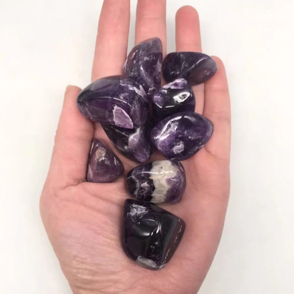 Dream amethyst tumbled stones (3)