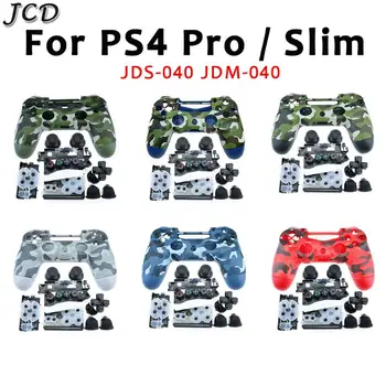 

JCD Full Set Housing shell Repair buttons Case For DualShock 4 PlayStation 4 PS4 Pro Slim jds 040 JDM-040 Controller Cover