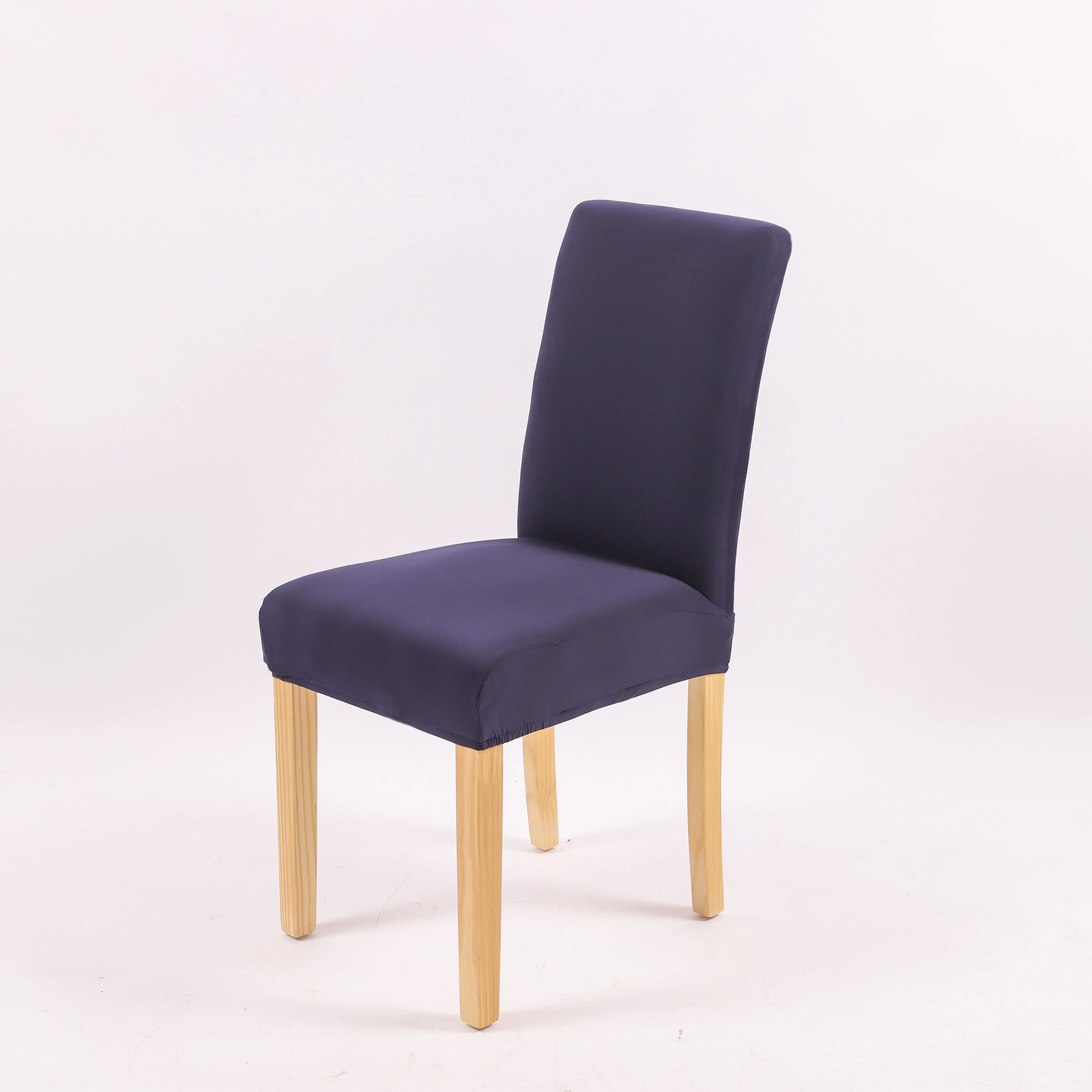 Zerolife Solid Color Chair Cover Dining Chairs Polyester Spandex Modern Plain Chair Covers Seat Cover Non-slip Wedding Banquet