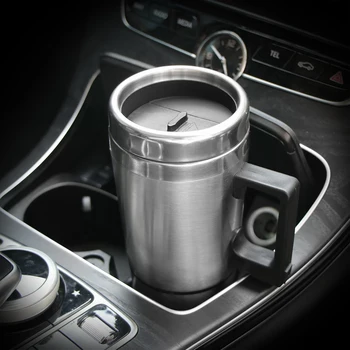 

Car Kettle Water Keep 12V 500ML Warmer Kettle Cup Car Power Cord Portable Electric Travel Coffee Mug With Cigar Lighter Cable