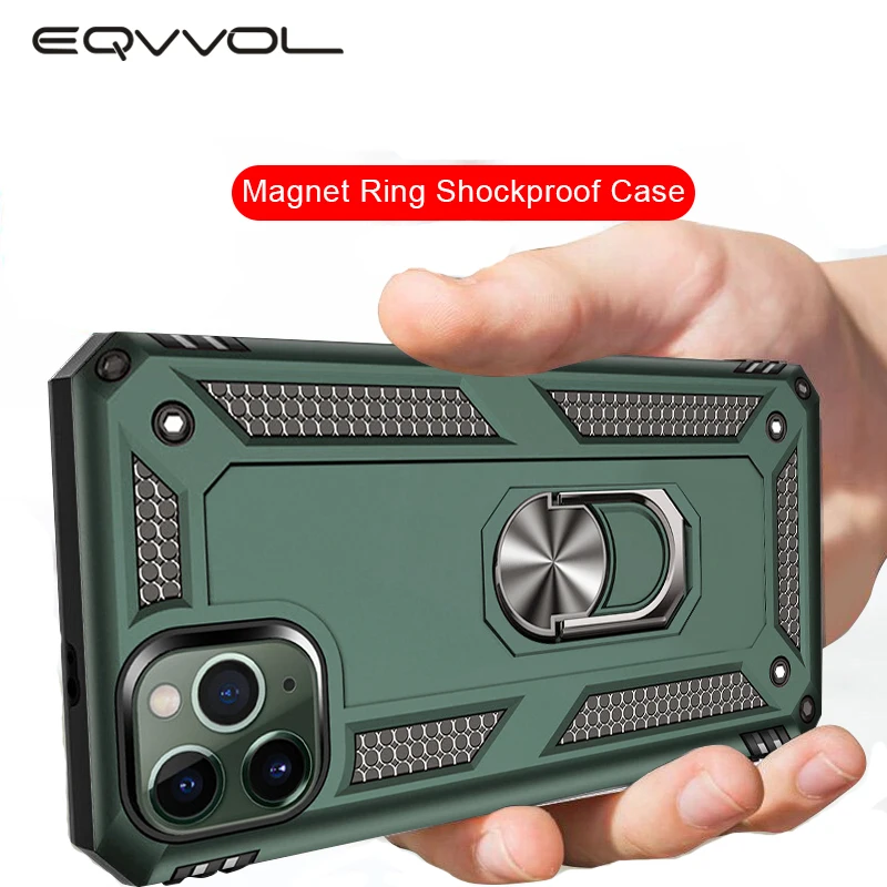 Eqvvol противоударный чехол для iPhone 11 Pro MAX XS XR X 8 7 6 6s Plus 5 с магнитным