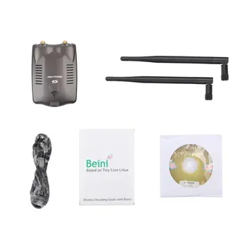 

BT-N9100 3000mW High-power Wireless Network Card PC Wireless USB Wifi Adapter Ralink 3070 Dual Antenna For BT5 BT6 Beini