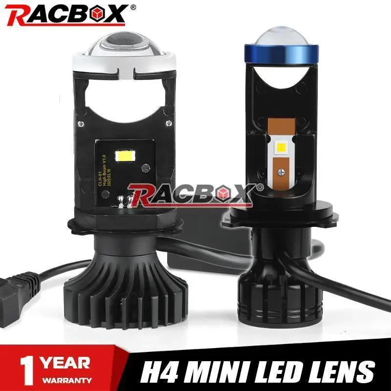 H4 Mini Projector Lens Car Led Headlights T1 P5 H4 Bulbs 6000k Dc932v