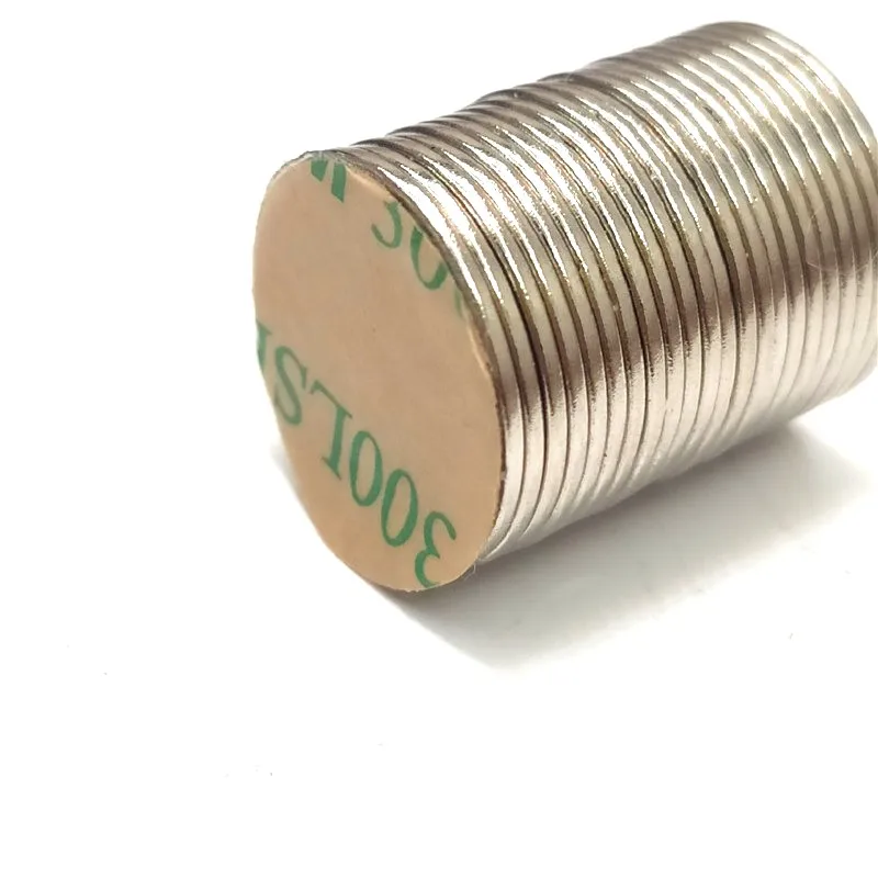 Disc magnet 12x1mm Belt with 3M self - adhesive NdFeB neodymium Magnetic standard | Обустройство дома