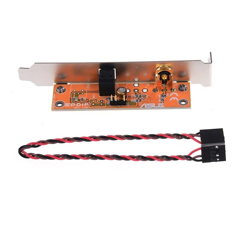 SPDIF Optical and RCA Out Plate Cable Bracket for PC Motherboard 1