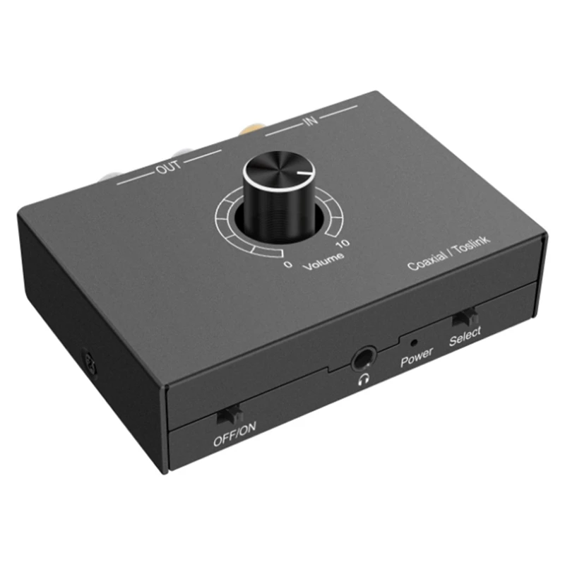 o Amplifier Digital to Analog Optical and Coaxial RCA 3 5mm Headphone Amplifier