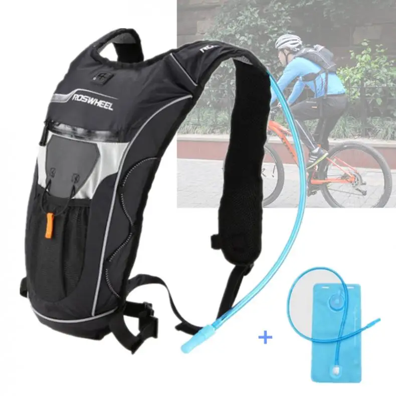 

ROSWHEEL 4L Bike Bicycle Water bag Backpack Multifunction Outdoor Sports Cycling Riding Hiking Backpack + 2L Water Bag