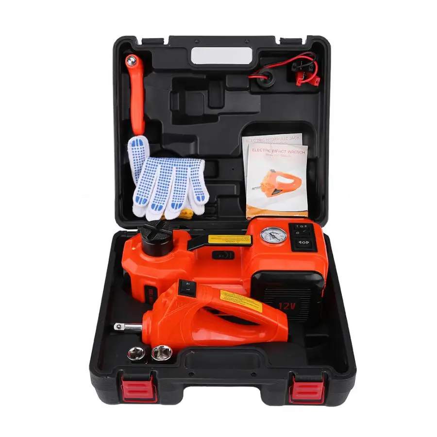 

5Ton 12V DC Automotive Car Electric Floor Jack Lift Garage and Emergency Equipment Auto Lifting Repair Tools Kit