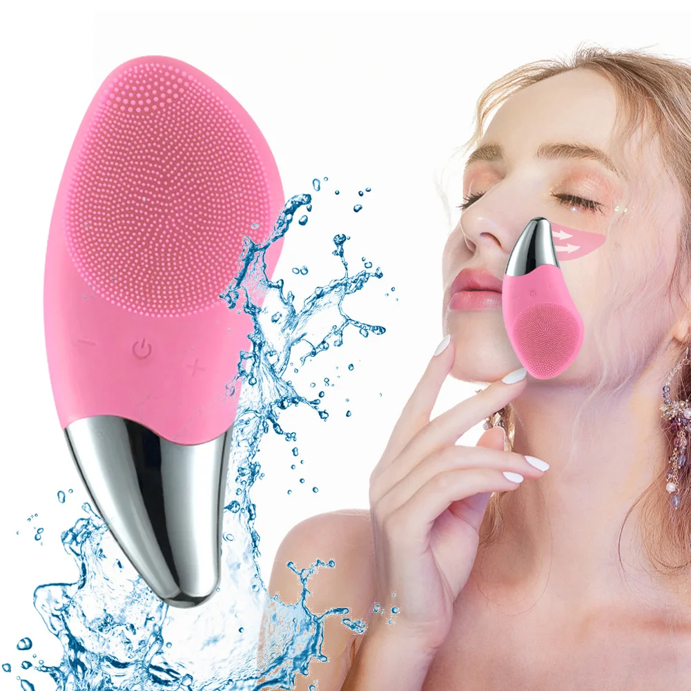 Sonic массажер для лица. Glomeve щеточка для очищения лица sonic facial brush. ультразвуковой массажер для лица sonic facial. массажёр для лица silicone electric facial cleanser. электрическая силиконовая щетка-массажер для чистки лица sonic facial brush.