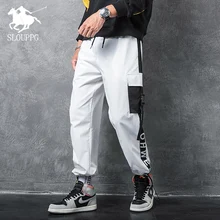 SLOUPPG Модные мужские шаровары с несколькими карманами, хип-хоп брюки, уличная одежда, спортивные брюки Hombre, мужские повседневные брюки карго, мужские