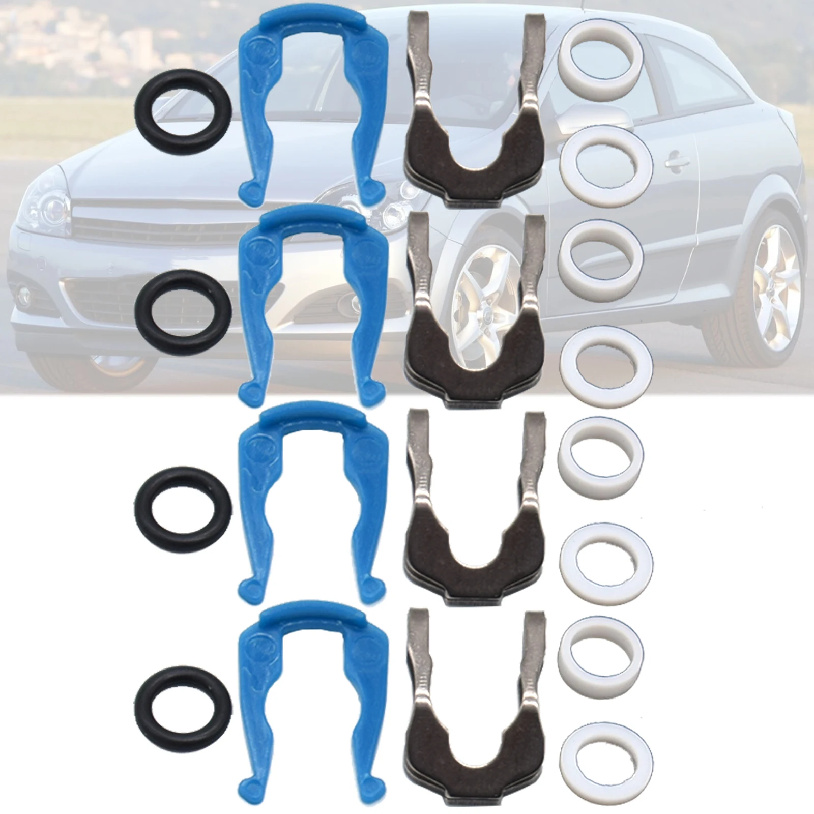 Sealing Repair Tools Car Engine Petrol Fuel Delivery Injector Air Intake Seal Repair kit For Vauxhall Opel Signum 2003-2008 2.2L