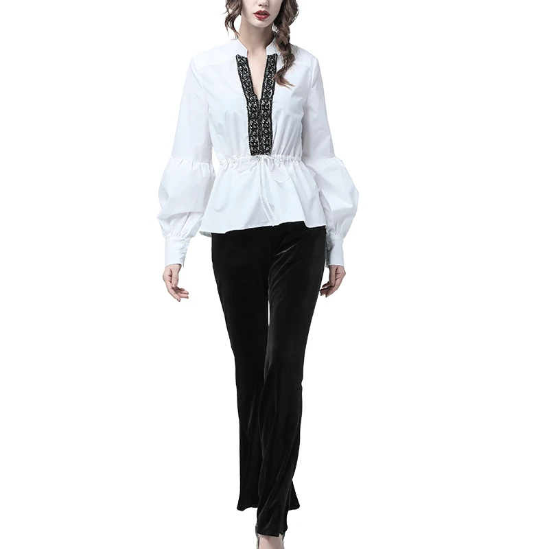 LD LINDA DELLA Fashion Runway Autumn Vintage Long