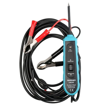 

1Set EM285 6-24V DC Circuit Tester Probe Car Tester Automotive Electrical System Diagnostics Cable List
