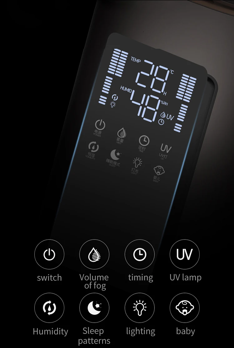 Увлажнитель Xiaomi Deerma 5L имеет интеллектуальную постоянную влажность и функции очистки увеличивают влажный домашний спальный