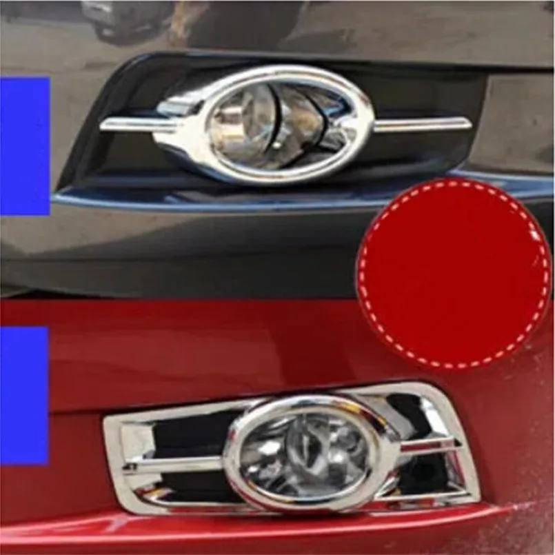 Cotochsun Car styling 2pcs/set ABS Chrome fog lamp light frame decoration case for Chevrolet chevy CRUZE 2009-2016 accessories | Автомобили