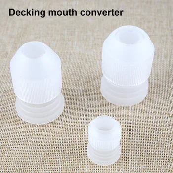 

Icing Piping Nozzle Connector Adapter Cream Coupler Decoration Converter Tools Convenient Baking Tool For Cake Decorating
