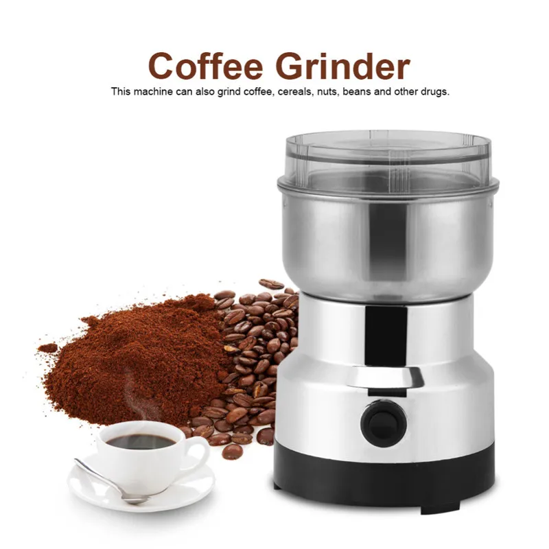 New Coffee Grinder Electric Mini Coffee Bean Nuts Grinder Coffee Beans Multifunctional Home