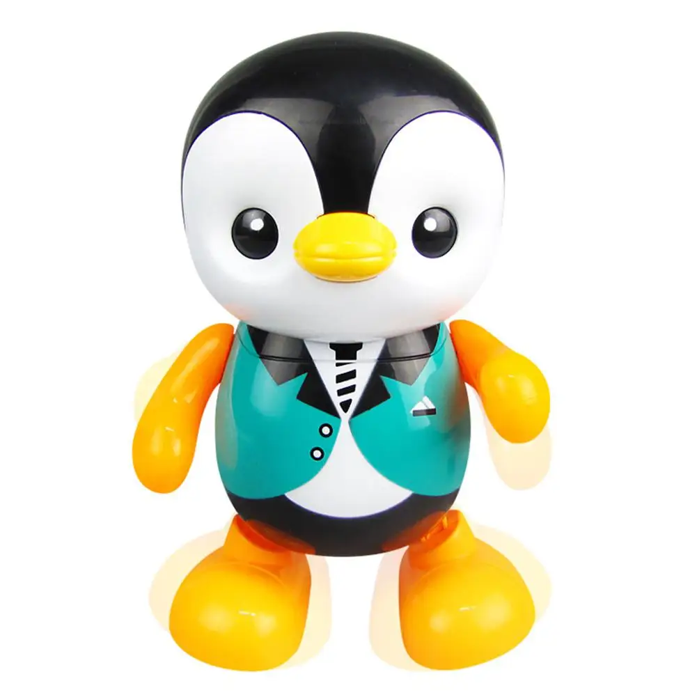 

GloryStar Colorful Dance Penguin Electric LED Light Musical Toy Plastic Portable Cute Singing Toys for Kids