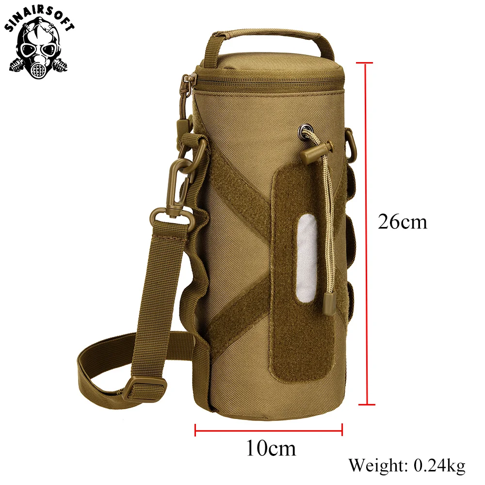 SINAIRSOFT, новинка 1000 мл, тактическая сумка для бутылки воды, нейлон, военный чехол для фляги, кобура для путешествий, сумка для чайника